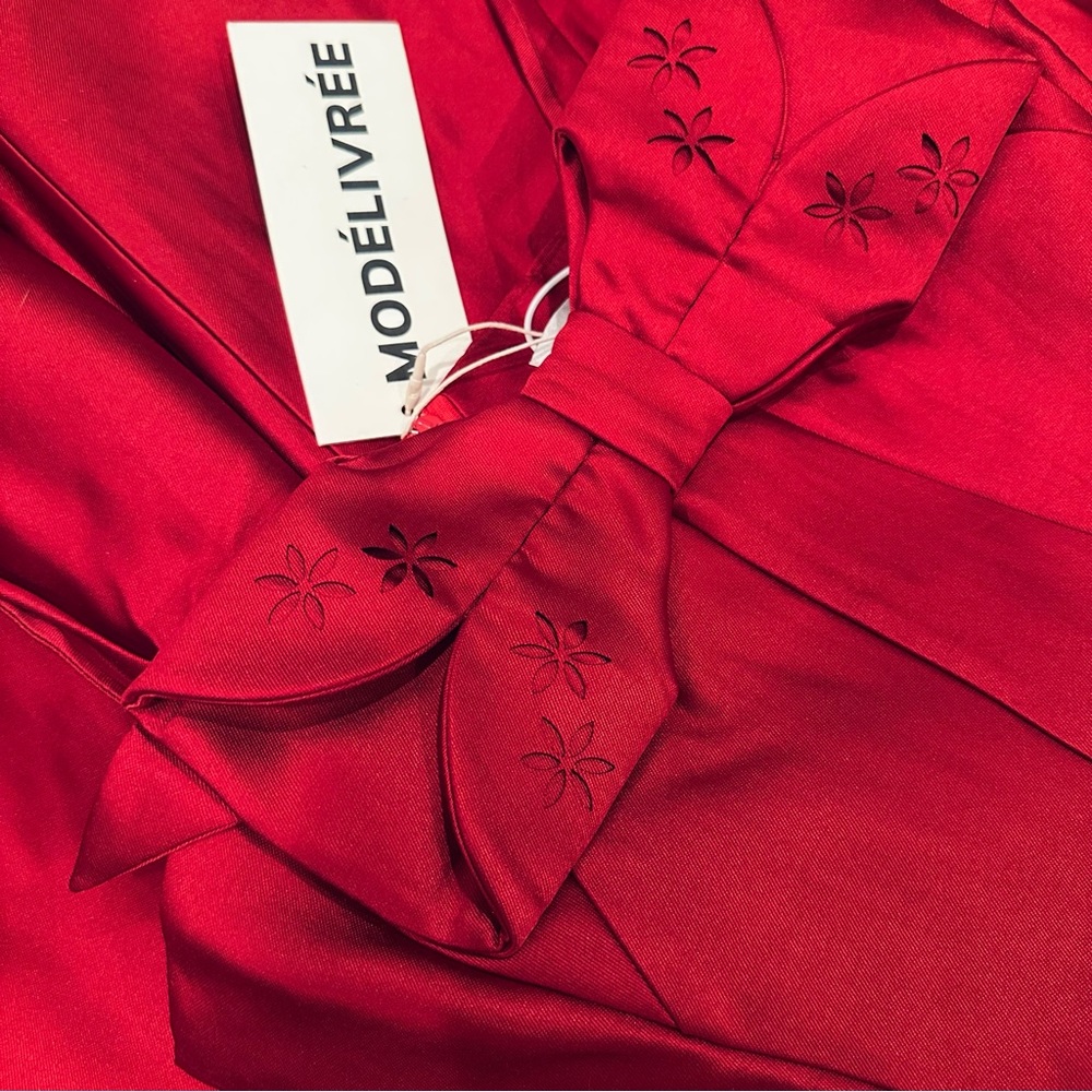 Elegant luxury designer evening dress NWT S/M - Picture 4 of 4